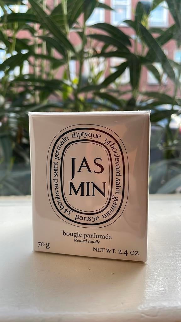 Diptyque geurkaars Jasmin, Ophalen of Verzenden, Nieuw, Overige materialen, Minder dan 25 cm