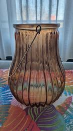 Bloemvaas theelicht, Overige kleuren, Ophalen of Verzenden, Minder dan 50 cm, Glas