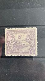 België spoorweg 123 trein met plakker/1299, Ophalen of Verzenden