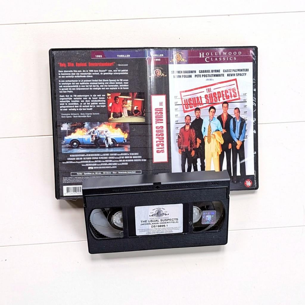 The Usual Suspects (1995) VHS Videoband, Alle leeftijden, Ophalen of Verzenden