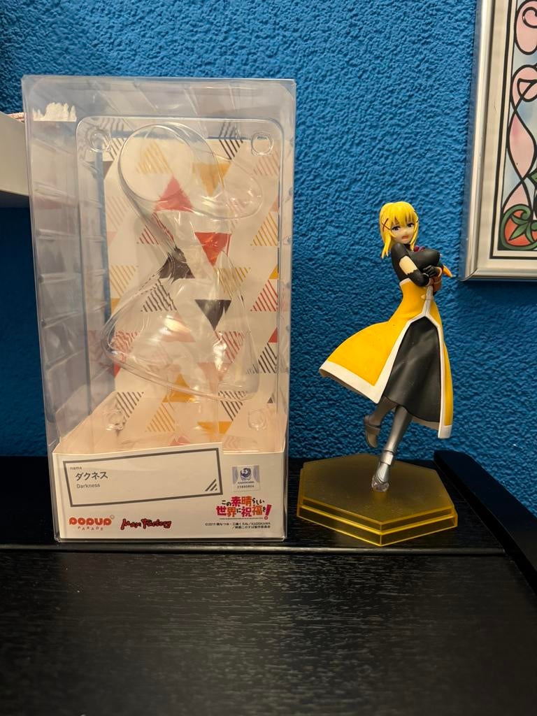 Konosuba Darkness anime figuur, Ophalen of Verzenden, Zo goed als nieuw