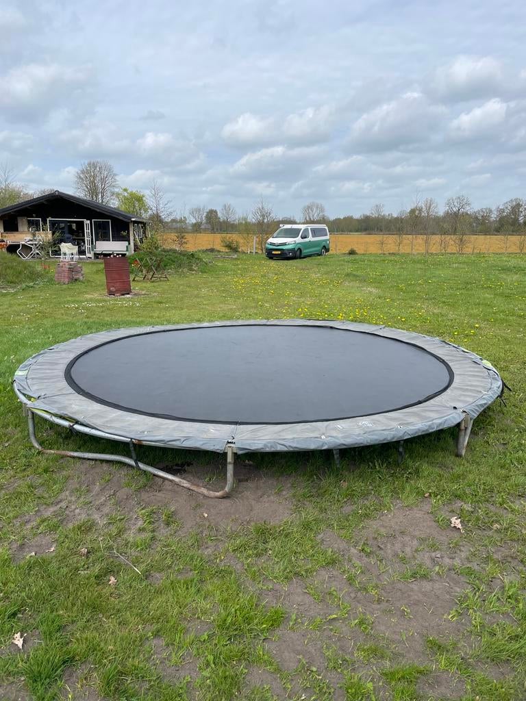Trampoline 4,27 doorsnee, Ophalen of Verzenden, Gebruikt