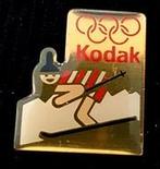 Kodak- Olympische Spelen ski pin, Verzamelen, Verzenden, Nieuw, Sport, Speldje of Pin