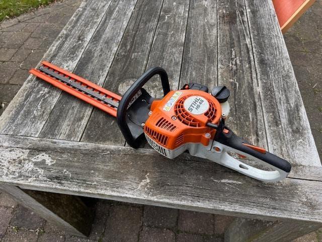 HS45 heggenschaar, Tuin en Terras, Heggenscharen, Ophalen, Gebruikt, Benzine, STIHL