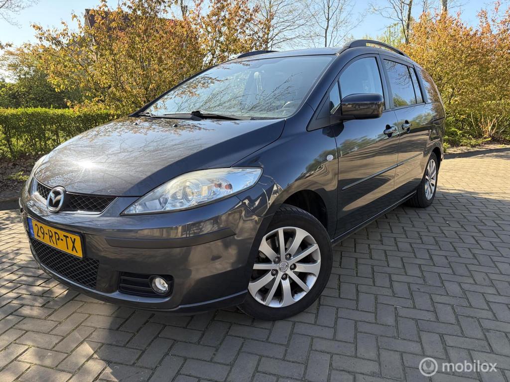 Mazda 5 1.8 Executive, 7-Persoons,Koude Airco, Auto's, Mazda, Stof, Gebruikt, 4 cilinders, Origineel Nederlands