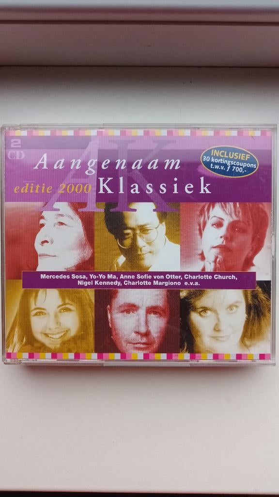 2CD - Aangenaam Klassiek 2000, Ophalen of Verzenden, Classicisme, Zo goed als nieuw, Orkest of Ballet