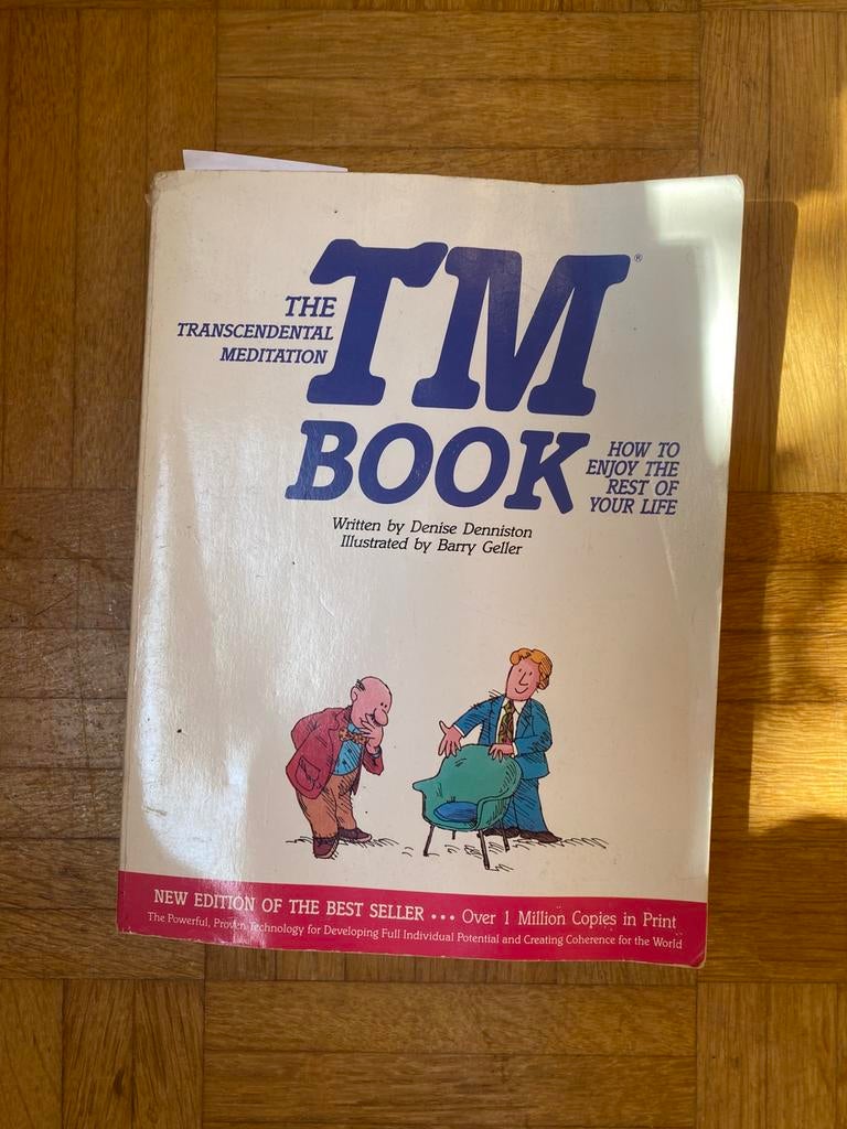 The TM Book (Transcendente Meditatie), Boeken, Esoterie en Spiritualiteit, Ophalen of Verzenden, Meditatie of Yoga, Instructieboek