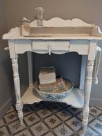 Brocante wastafel tafel, Antiek en Kunst, Ophalen