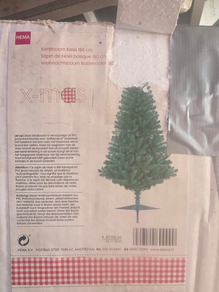 Kunst kerstboom 180cm ,kunstboom, Tuin en Terras, Ophalen of Verzenden