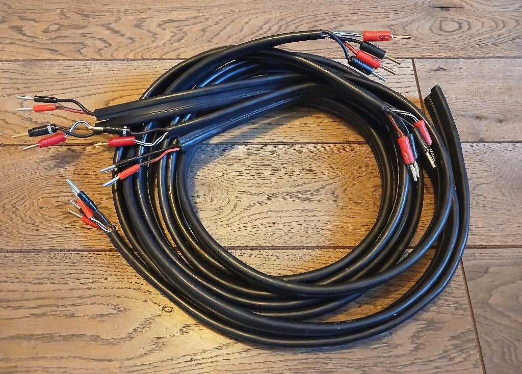 Linn K400  2x 330 cm luidsprekerkabel  + extra, Audio, Tv en Foto, Luidsprekers, Overige merken, Refurbished, Ophalen of Verzenden