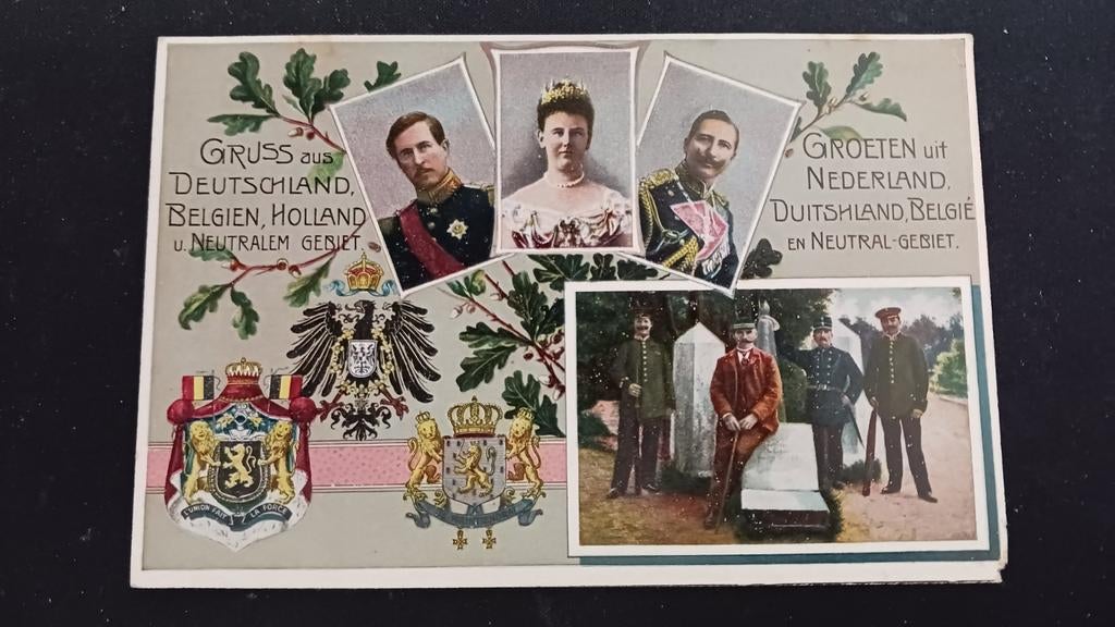 Vaals Vierlandenpunt staatshoofden, Ophalen of Verzenden, Voor 1920, Limburg