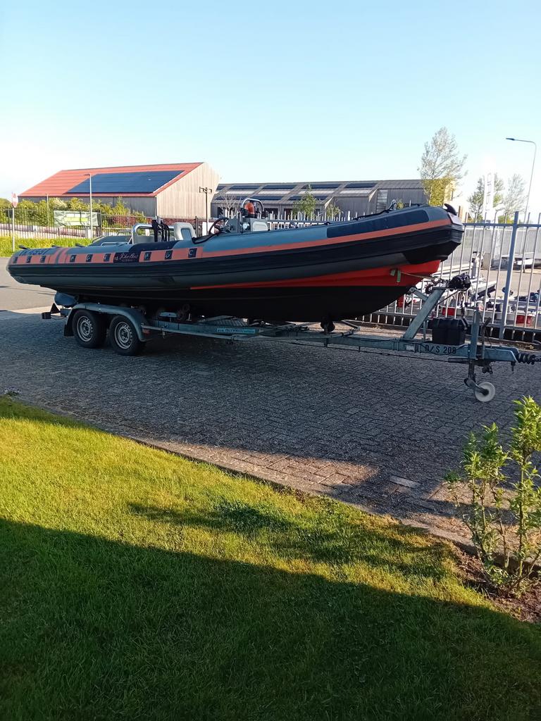 RIB boot Joker 22 met trailer en Yanmar dieselmotor, Watersport en Boten, Gebruikt, Diesel, 120 tot 200 pk, Overige materialen