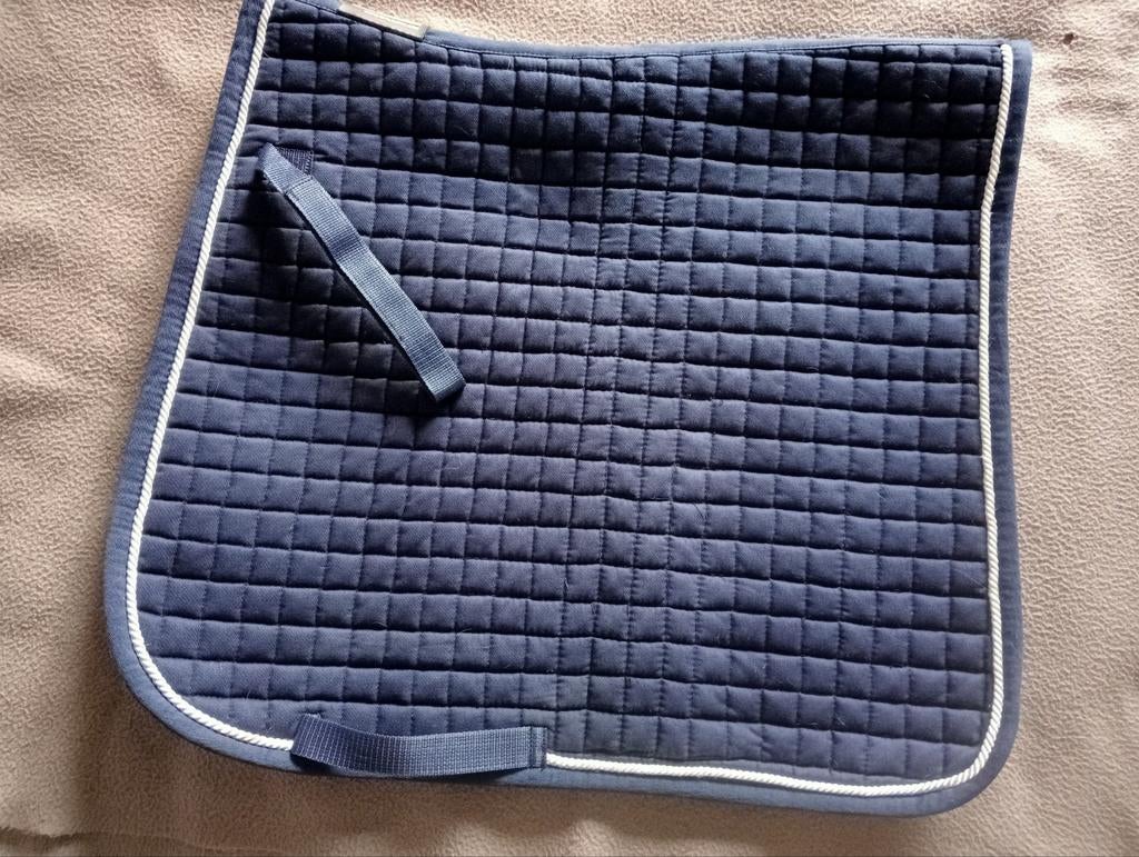 Zgan blauw Epplejeck dressuur dekje mt cob/full, Dieren en Toebehoren, Paarden en Pony's | Dekens en Dekjes, Ophalen of Verzenden