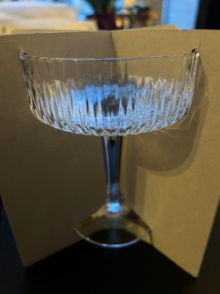 Nespresso festive barista glas 2 stuks, Verzamelen, Glas en Borrelglaasjes, Ophalen, Nieuw, Overige typen
