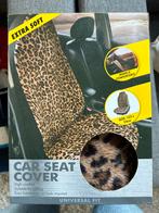 Extra zachte autostoelhoes met luipaardprint - Universeel, Ophalen, Zo goed als nieuw