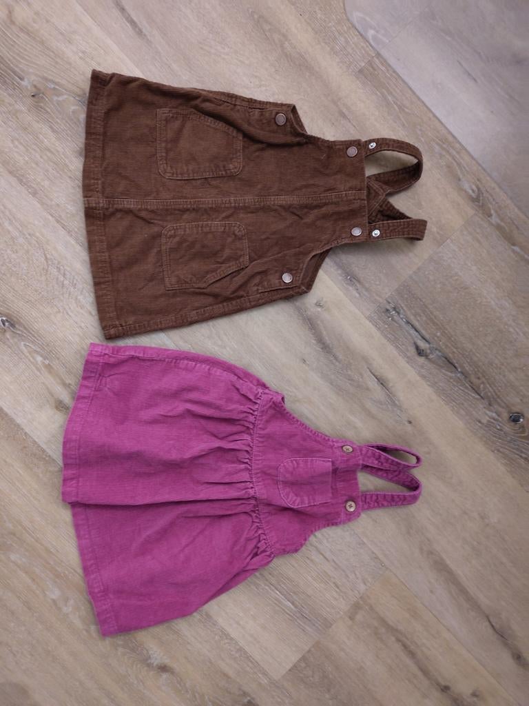 Overgooier rib 2x, Meisje, Ophalen of Verzenden, Zo goed als nieuw, Jurk of Rok