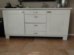 Witte buffetkast met lades en deuren, Huis en Inrichting, Kasten | Dressoirs, Gebruikt, Met deur(en), 150 tot 200 cm, Ophalen of Verzenden