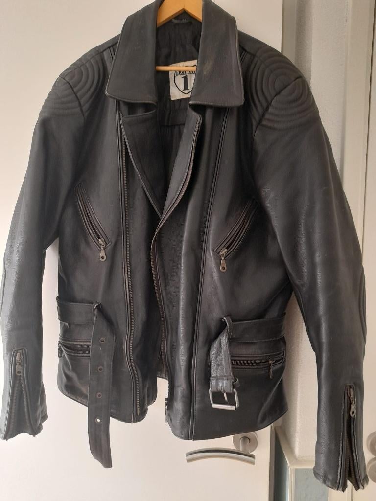leren motorjack highway1 maat 50 m/l, Ophalen, Tweedehands, Jas | leer