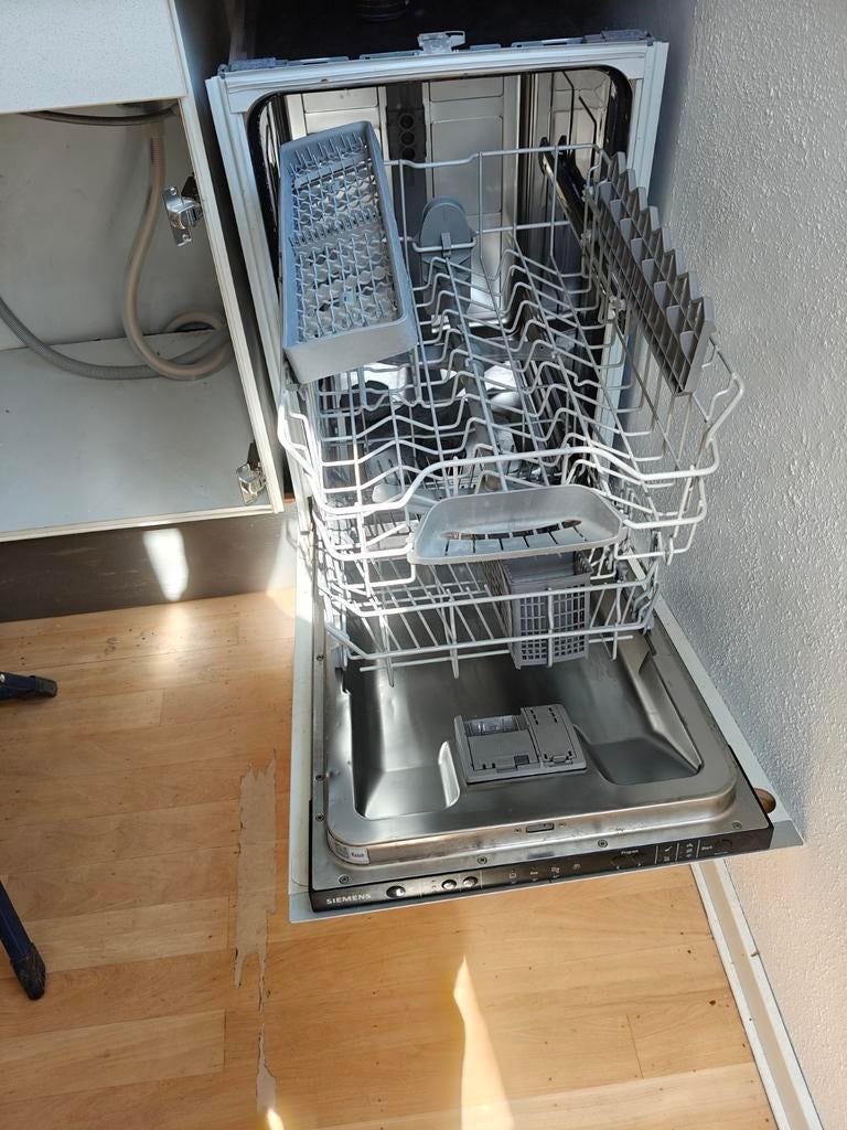 smalle inbouw vaatwasmachine 45cm breed Siemens, Ophalen, Minder dan 85 cm, Zo goed als nieuw, Inbouw