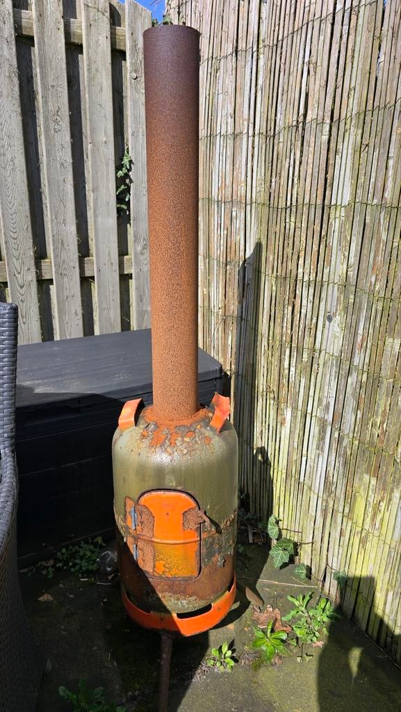 Terraskachel/ haard, Ophalen