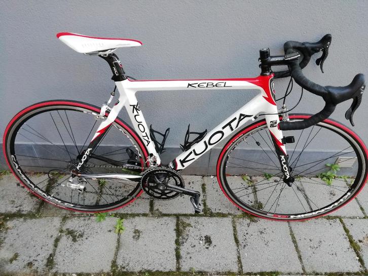 Unieke Italiaanse KUOTA prof Carbon met Campa Afmontage, Fietsen en Brommers, Fietsen | Racefietsen, Zo goed als nieuw, Heren