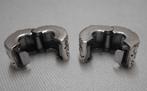 Zilveren Pandora set van 2 clips Layers of Lace nr.989, Sieraden, Tassen en Uiterlijk, Bedels, Verzenden, Pandora, Zo goed als nieuw