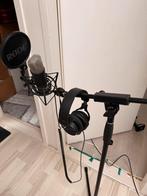 Complete Home Studio Set: Focusrite Scarlett 2i2, Microfoon,, Ophalen of Verzenden, Gebruikt, Studiomicrofoon