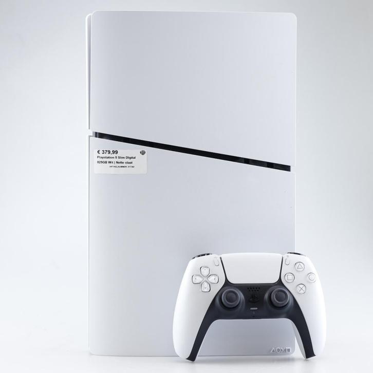 Playstation 5 Slim Digital 825GB Wit | Nette staat, Spelcomputers en Games, Games | Sony PlayStation 5, Zo goed als nieuw
