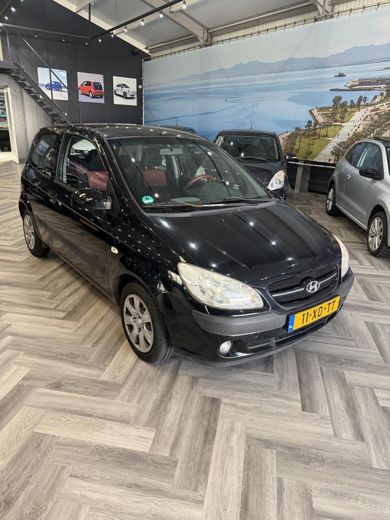 Hyundai Getz 1.4i Active Joy, 4 cilinders, Zwart, Origineel Nederlands, Handgeschakeld