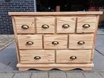 Gezandstraalde grenen ladekast puur natuur 9 lades, Huis en Inrichting, Kasten | Ladekasten, Ophalen, RoDeKo Volendam, R.kooij65@gmail.com