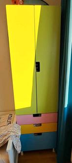 Vrolijke Ikea Smastad kinder kledingkast, Kinderkast, Gebruikt, 200 cm of meer, 50 tot 100 cm