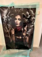 Schilderij Glas, Ophalen, 125 cm of meer, Zo goed als nieuw, Schilderij