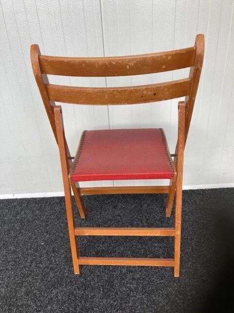 Vintage klapstoel, Ophalen