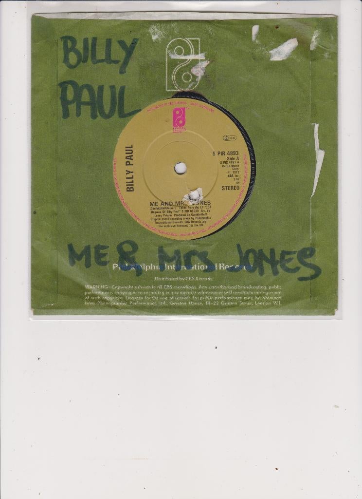 billy paul, Ophalen of Verzenden, Gebruikt, Pop