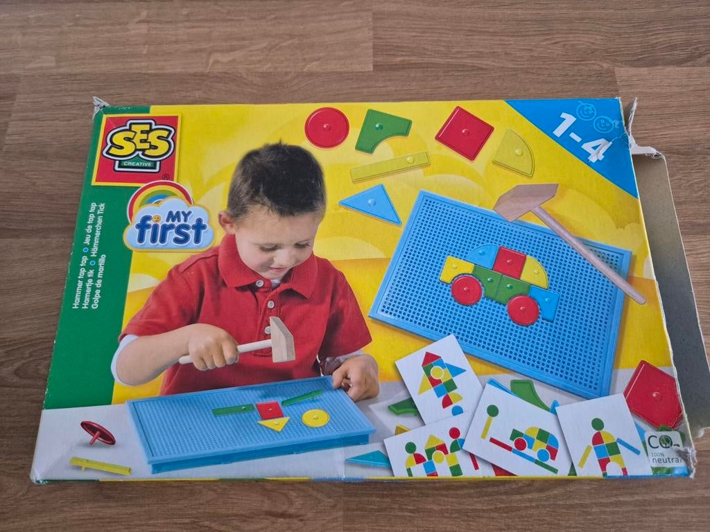 SES Creative My First Hamertje Tik Spel 1-4 jaar, Ophalen of Verzenden, Gebruikt, Bouwen