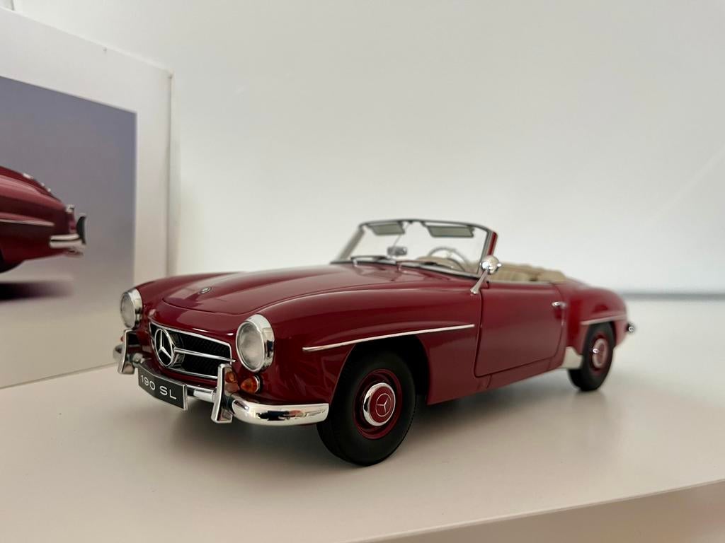 Mercedes 190 SL Autoart, Ophalen of Verzenden, Nieuw, Auto, Autoart