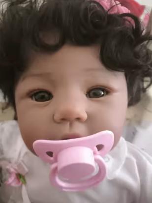 Realistische baby pop levensecht Abigail (46cm), Verzamelen, Poppen, Ophalen of Verzenden, Nieuw, Pop, Levensecht of Reborn