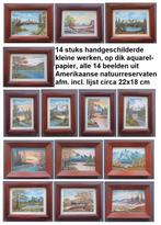 handgeschilderd, beelden uit Amerikaanse natuurparken, Ophalen of Verzenden