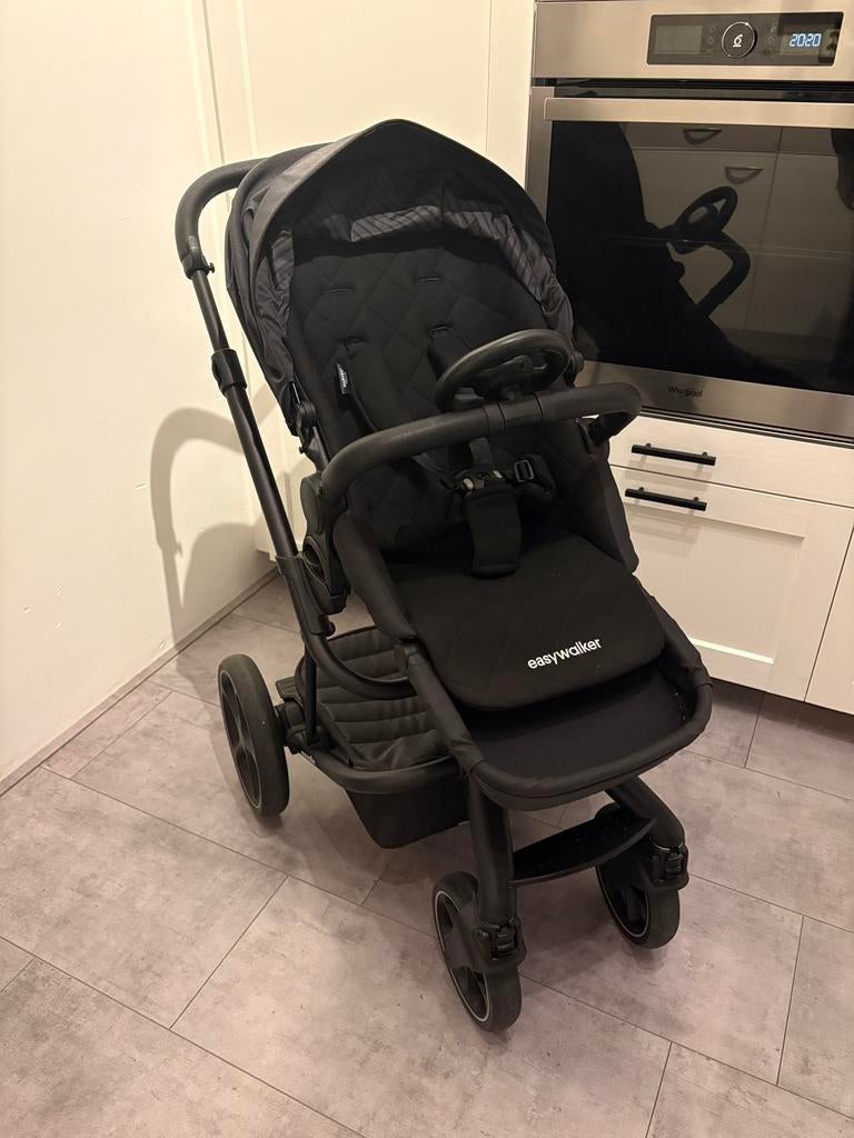 Easywalker Harvey 3 Premium kinderwagen + Duo as+ Cybex, Ophalen, Zo goed als nieuw, Overige merken, Verstelbare duwstang
