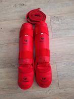 Tokaido Karate Been- en Voetbeschermers Rood Maat M, Ophalen of Verzenden