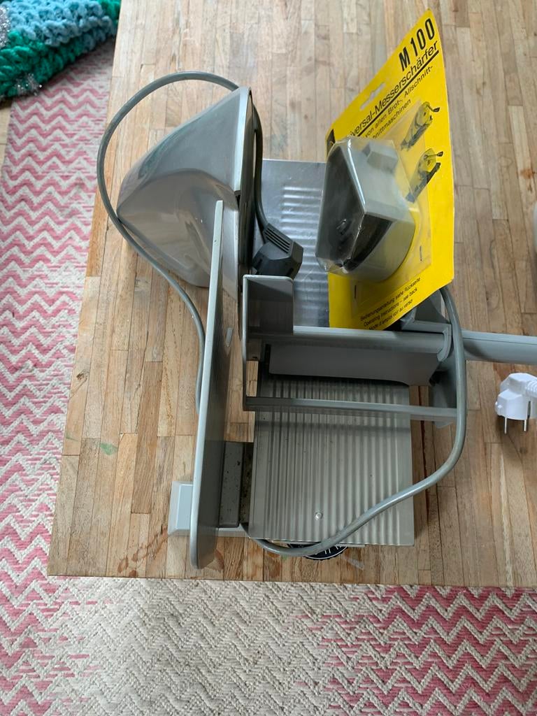 Vlees snij machine, Ophalen, Metaal, Grijs, Overige merken