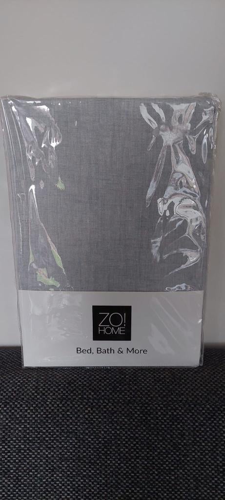 ZoHome dekbedovertrekset Lino-Dove Grey 240/200-220, Dekbedovertrek, Ophalen of Verzenden, Grijs, Nieuw