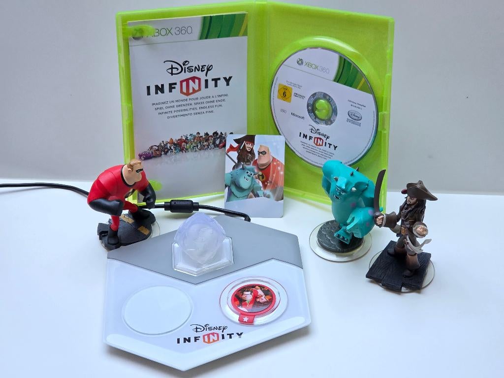 Disney Infinity 1.0 Starter Set Xbox 360, Avontuur en Actie, 2 spelers, Ophalen of Verzenden, Zo goed als nieuw