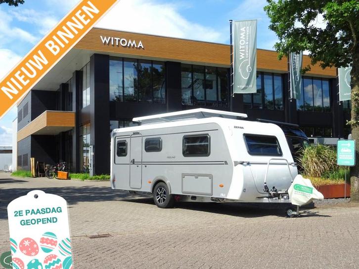 Eriba Feeling 470 Enkelbedden, Caravans en Kamperen, Caravans, Bedrijf, tot en met 4, 1000 - 1250 kg, Standaardzit, Eriba, 2 aparte bedden