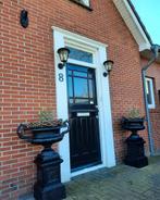 Gietijzeren tuinvazen tuinvaas bloempot bloembak op sokkel, Tuin en Terras, Tuinvazen, Ophalen of Verzenden, Nieuw