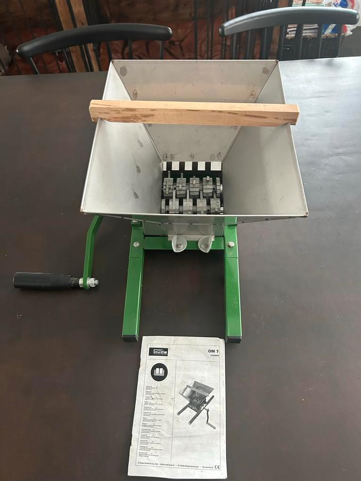 Güde Fruitmolen OM 7 - Handmatige Fruitpers, Witgoed en Apparatuur, Overige Witgoed en Apparatuur, Zo goed als nieuw, Ophalen