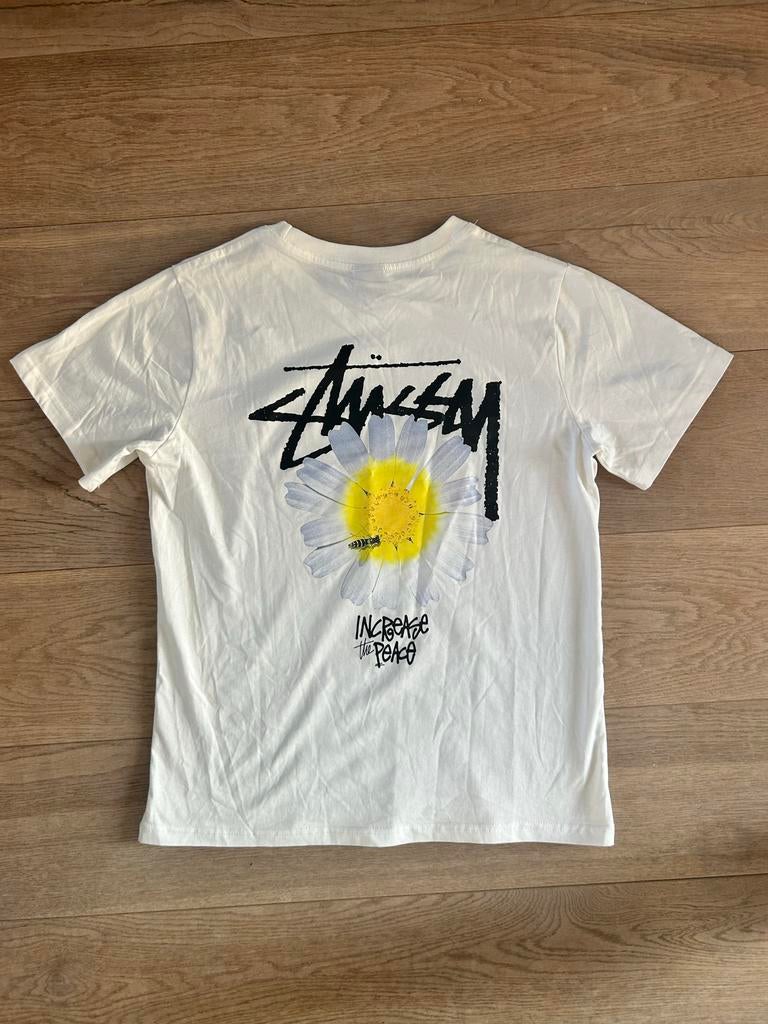 STUSSY white tee, Kleding | Heren, T-shirts, Ophalen of Verzenden, Nieuw, Wit