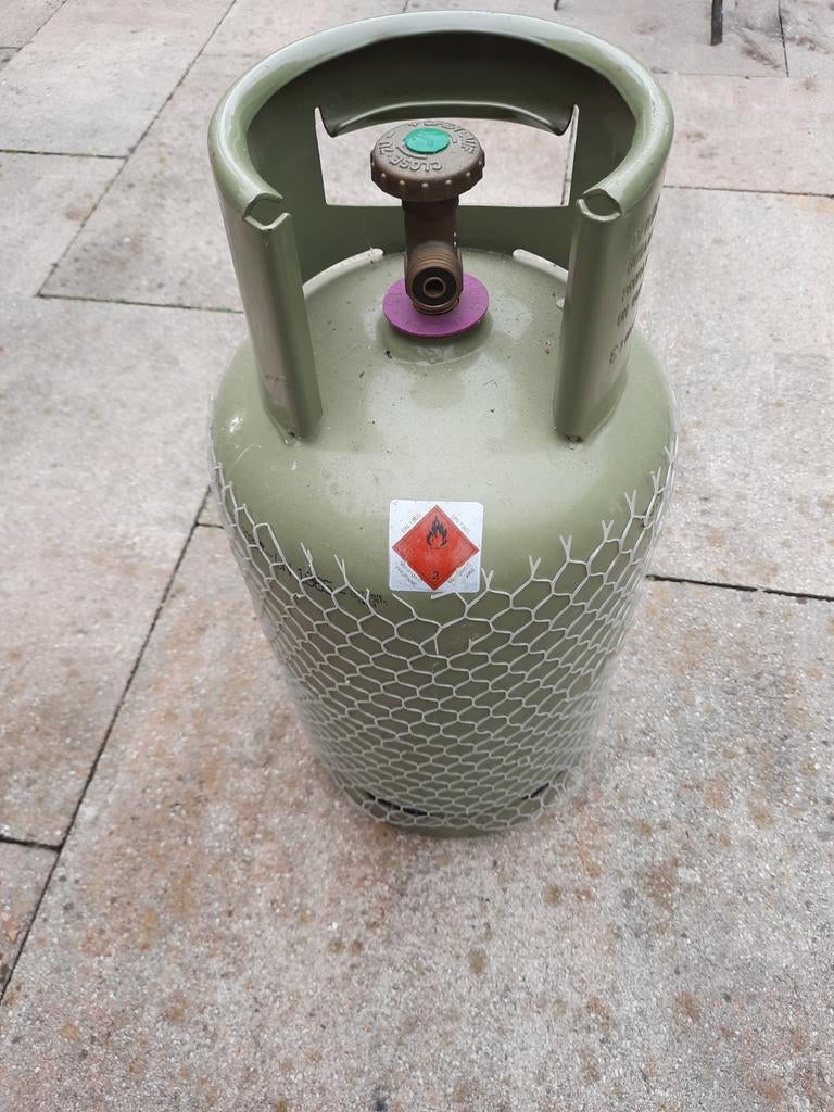 Gasfles 5 kg, bijna leeg (ca. 1 kg gas), Ophalen, Gebruikt