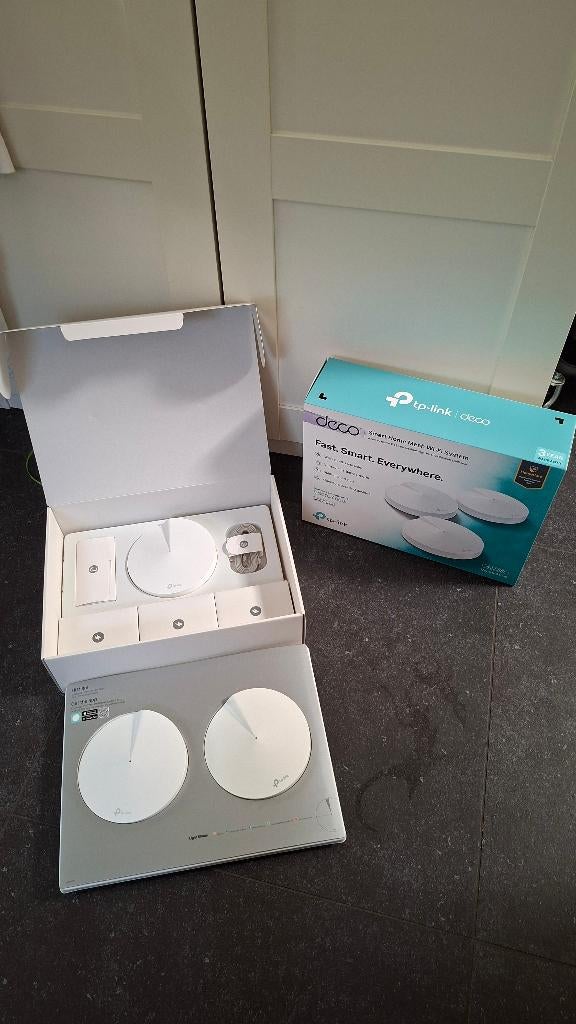3x Deco TP.Link AC2200 Deco M9 set wifi versterker, Computers en Software, WiFi-versterkers, ., Nieuw, Ophalen of Verzenden, .