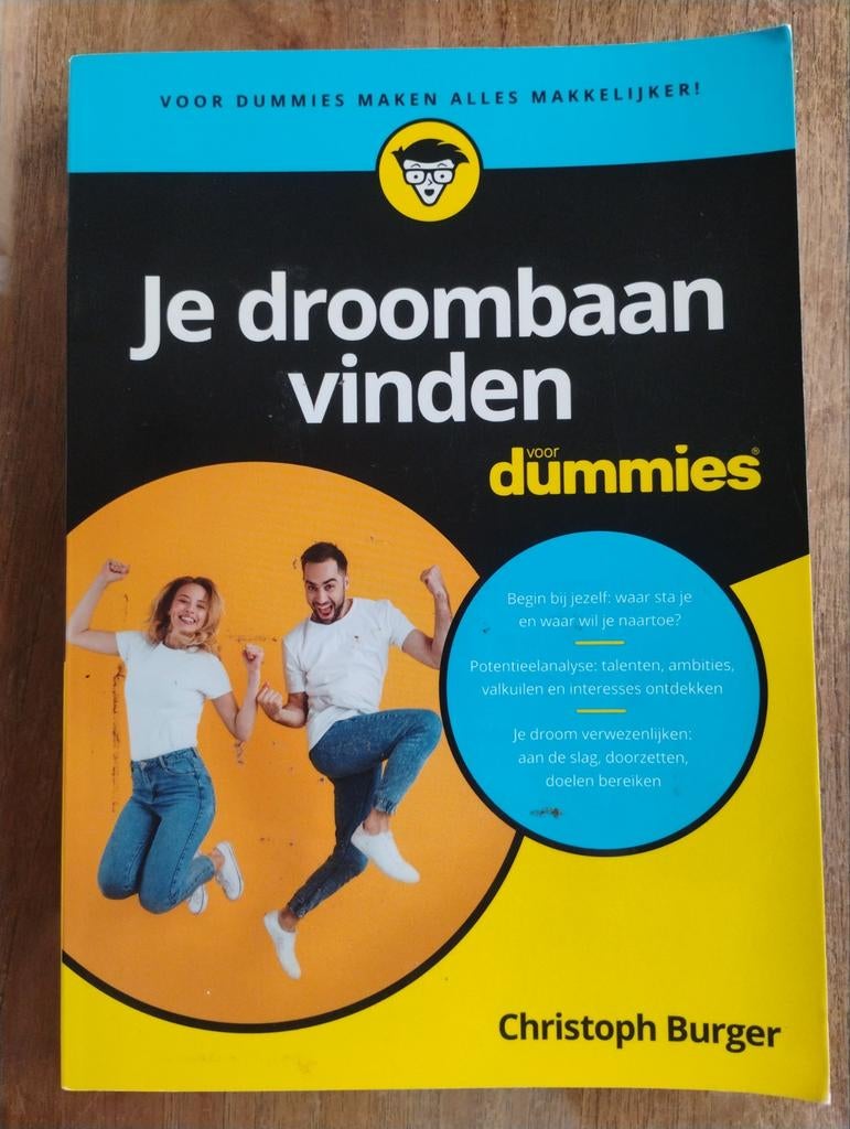 Je droombaan vinden voor Dummies - Christoph Burger, Boeken, Advies, Hulp en Training, Ophalen of Verzenden